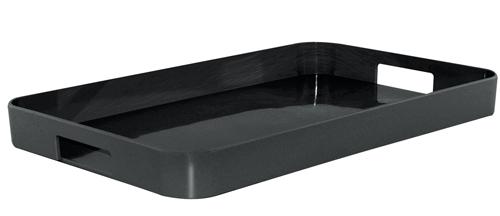 Zak Designs - 0015-0272 - Plateau Gallery Rectangulaire - 53,5 x 34,5 cm - Noir